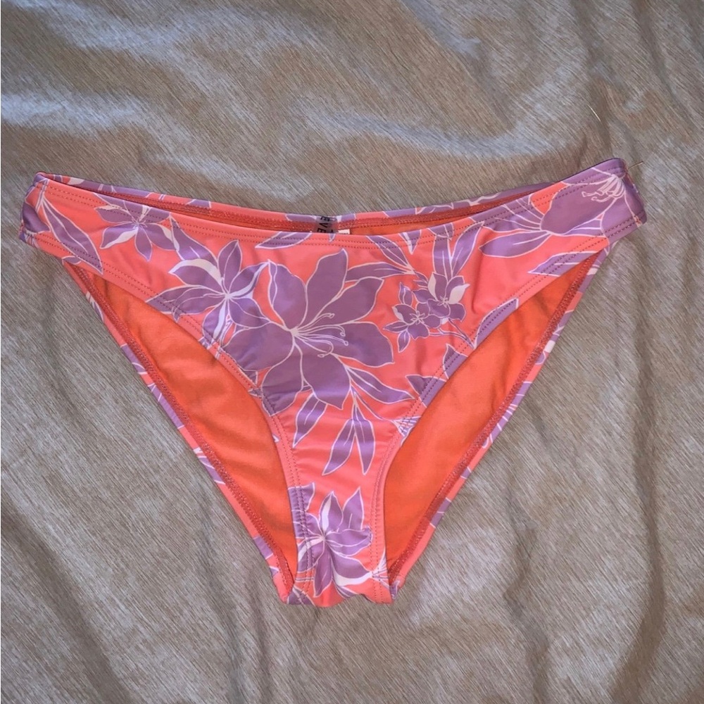 Forever 21 Floral Pattern Bikini Bottom M